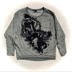 DKNY Oversized slub sweatshirt graphic